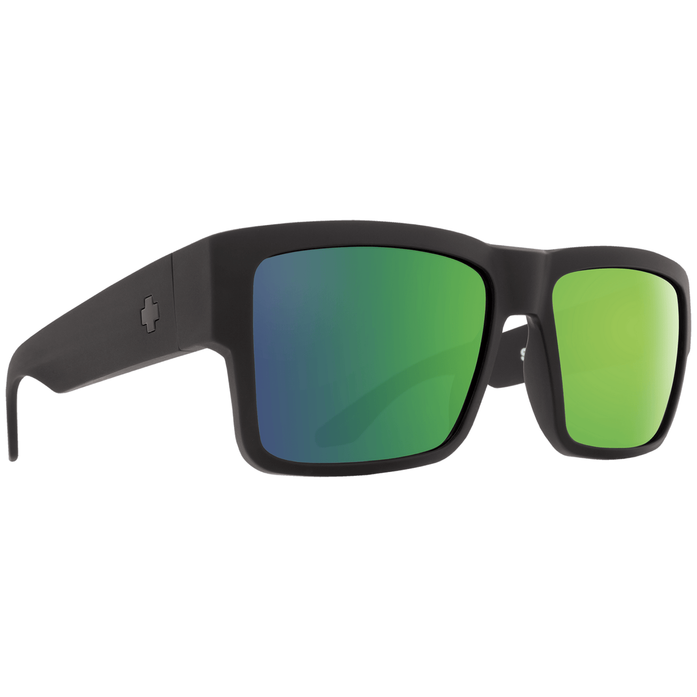 SPY CYRUS Polarized Sunglasses, Happy Lens - Matte Black
