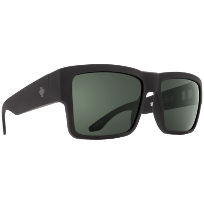 SPY CYRUS Polarized Sunglasses, Happy Lens - Gray/Green