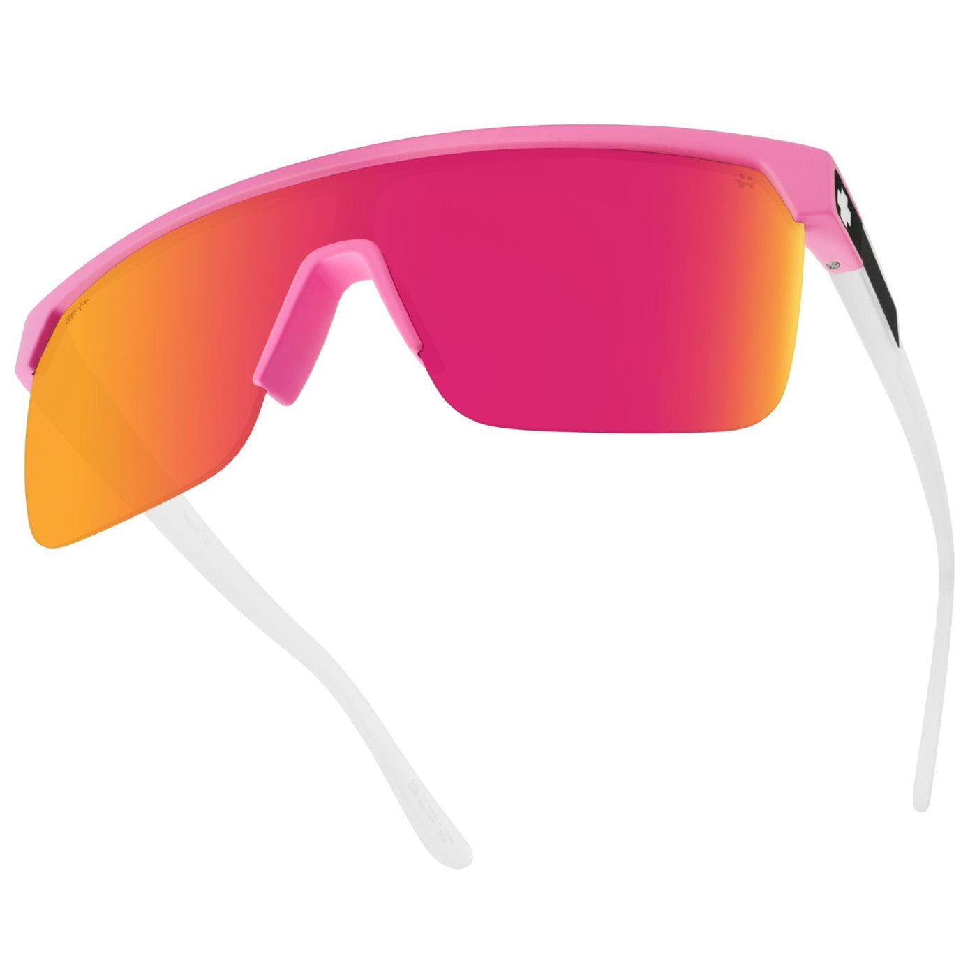 oversize semi-rimless sunglasses - pink
