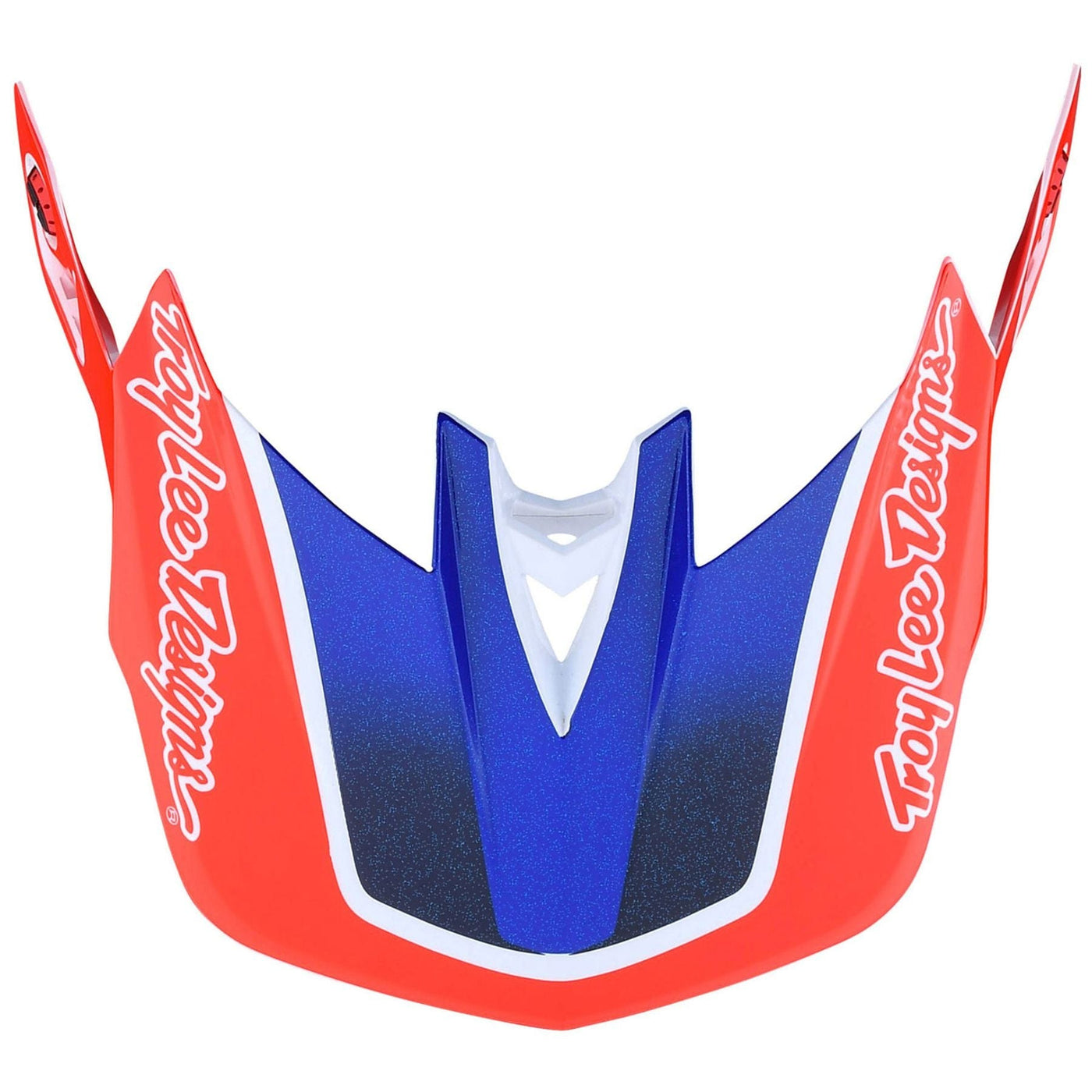 Troy Lee Desgins D4 Composite Helmet Visor - Qualifier White/Blue