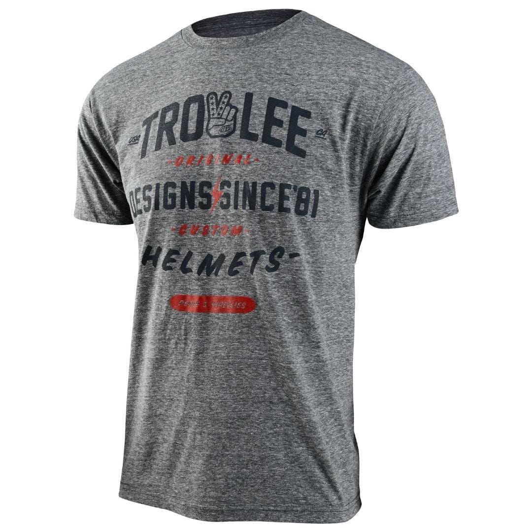 Troy Lee Designs T-Shirt Roll Out - Ash Heather
