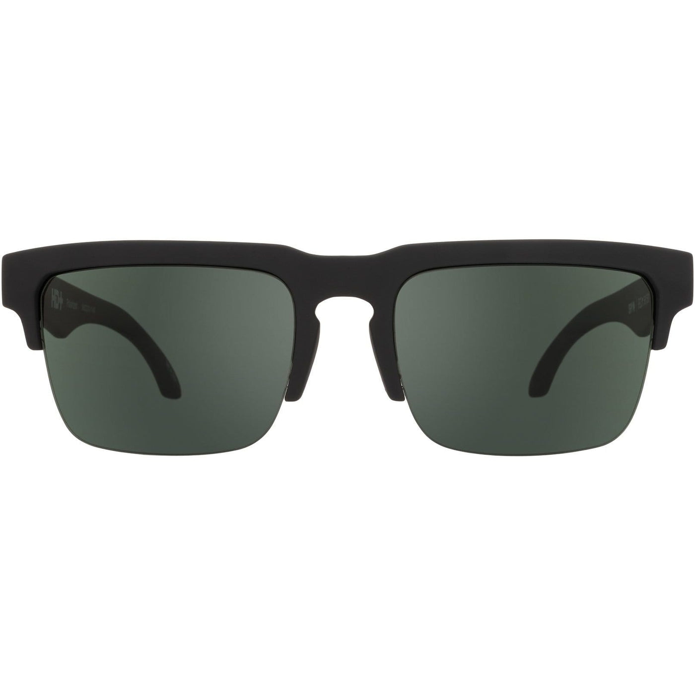black mens semi rimless sunglasses