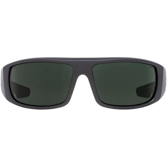 SPY LOGAN ANSI Approved Sunglasses, Happy Lens - Matte Black