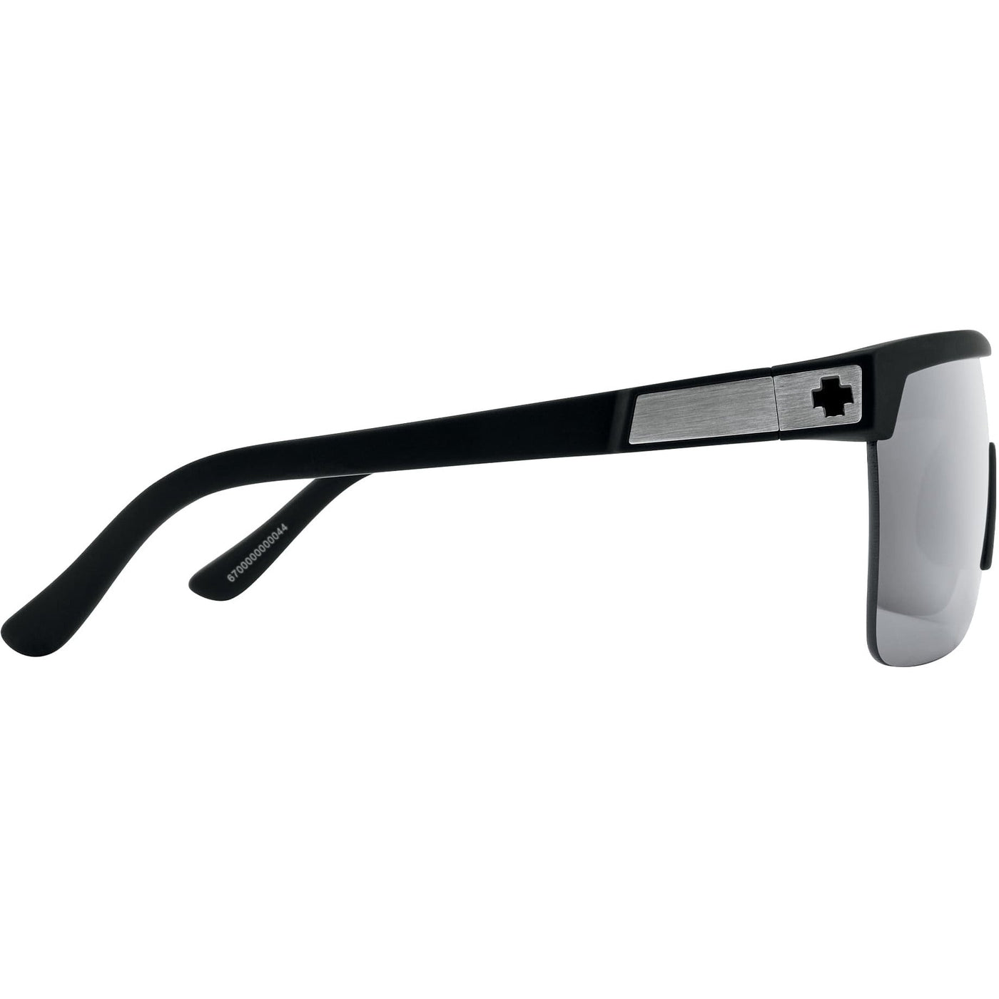 Flynn 5050 semi-rimless square frame sunglasses - silver