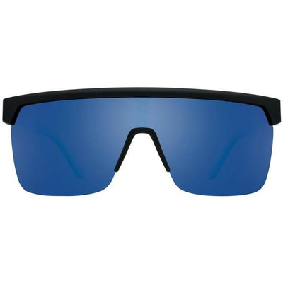 oversize semi-rimless sunglasses - dark blue