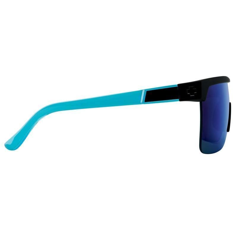mens semi rimless sunglasses - dark blue