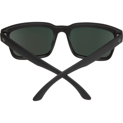 black polarized sunglasses - gray/green lenses