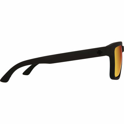 black frame red lenses sunglasses