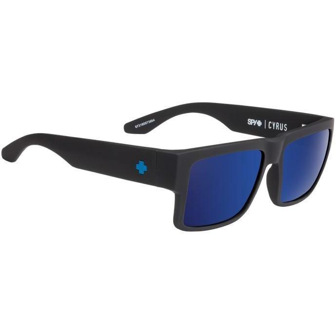 Square-framed sunglasses- dark blue