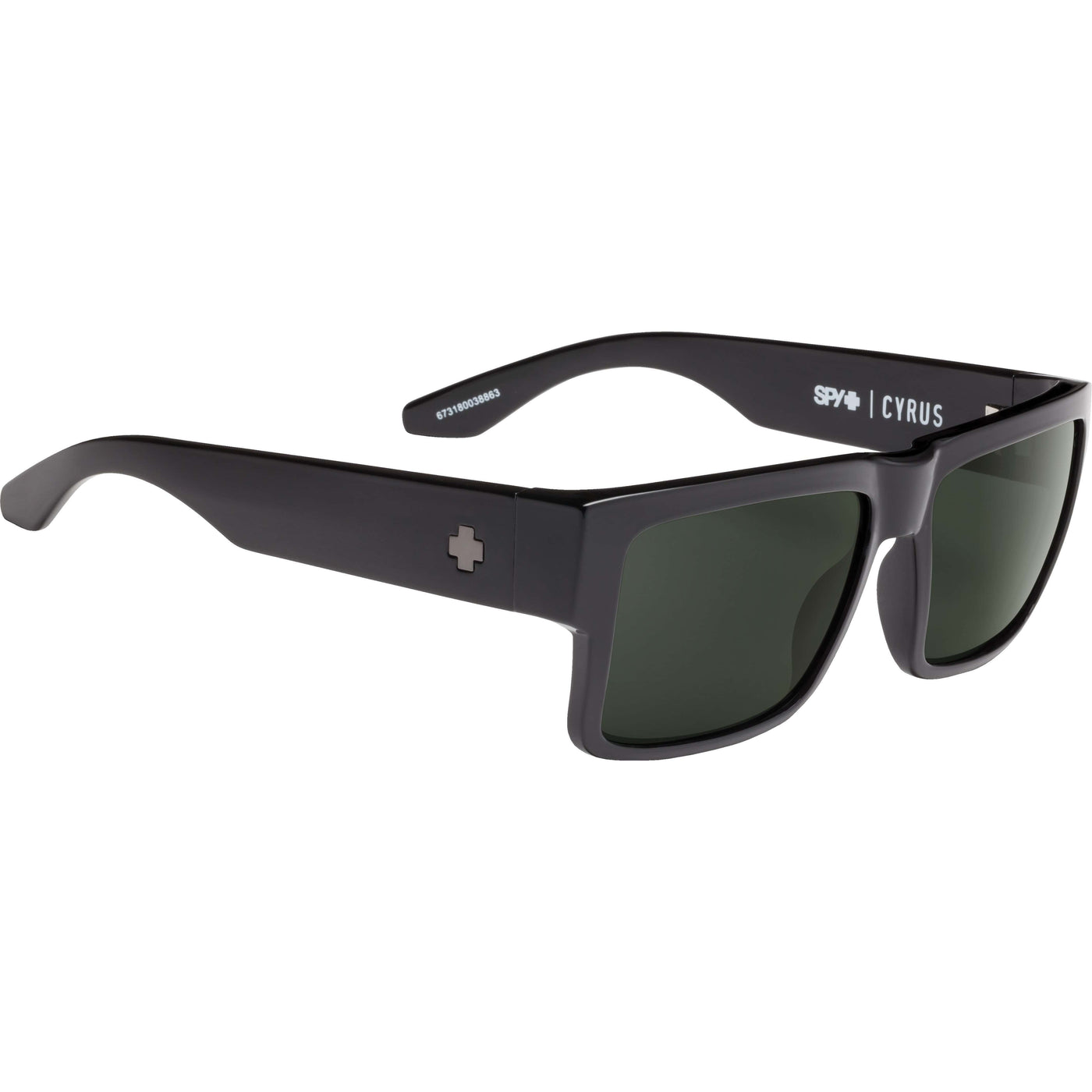 spy optic cyrus flat sunglasses - black