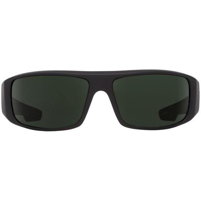 spy optic logan sunglasses - soft matte black frame