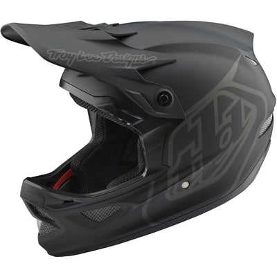 Troy Lee Designs D3 Fiberlite Helmet Mono - Black