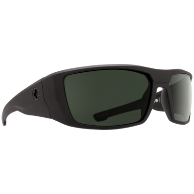 SPY DIRK Sunglasses, Happy Lens - Soft Matte Black