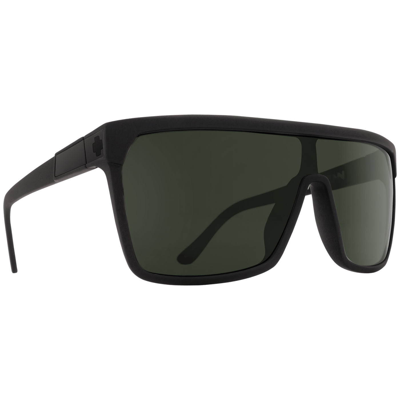 SPY Flynn Sunglasses, Happy Lens, Soft Matte - Gray/Green 