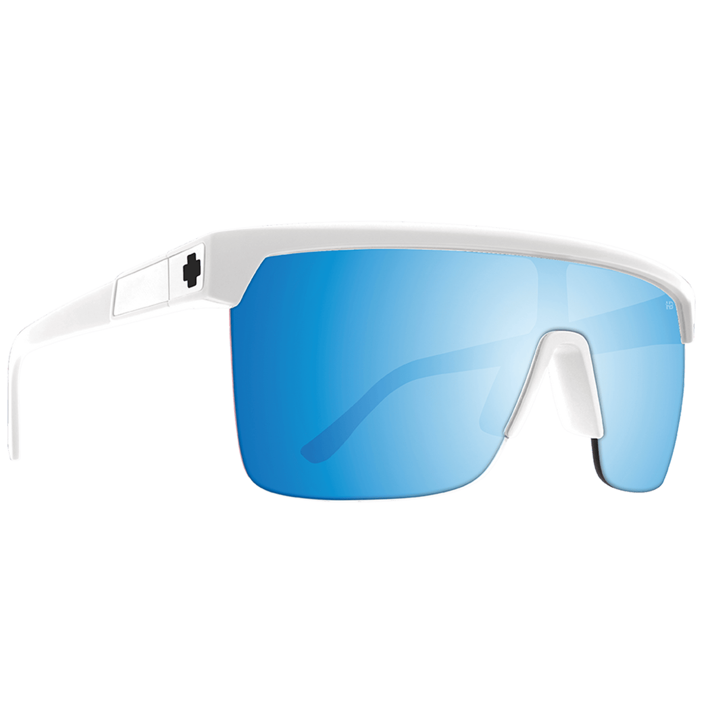 SPY FLYNN 5050 Polarized Sunglasses, Happy Boost - White/Blue
