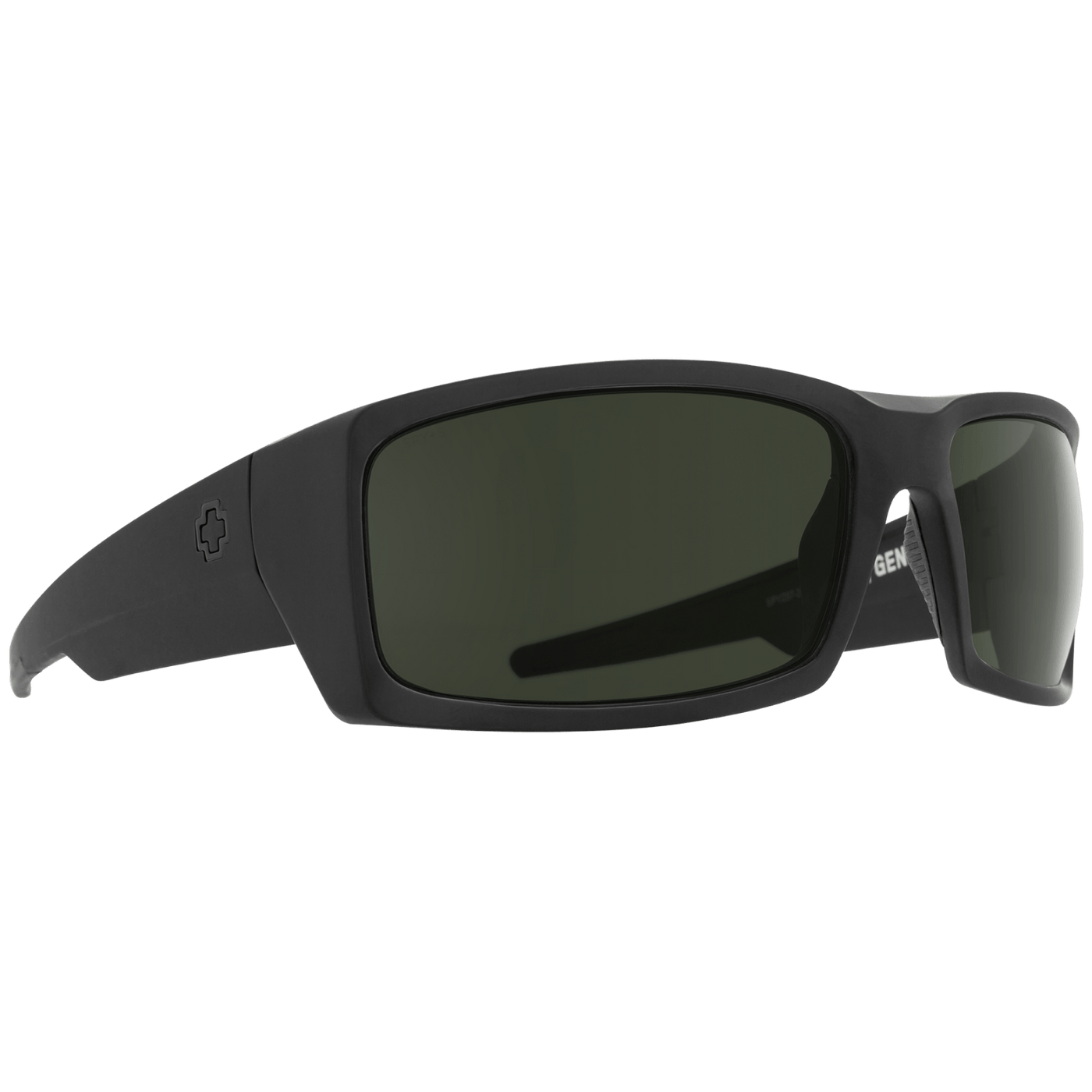 SPY GENERAL Sunglasses, Happy Lens - Soft Matte Black