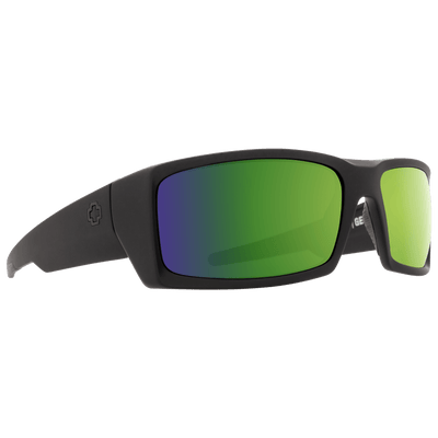 SPY GENERAL Polarized Sunglasses, Happy Lens - Green