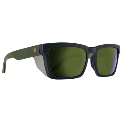 SPY HELM TECH Polarized Sunglasses, Happy Lens - Olive