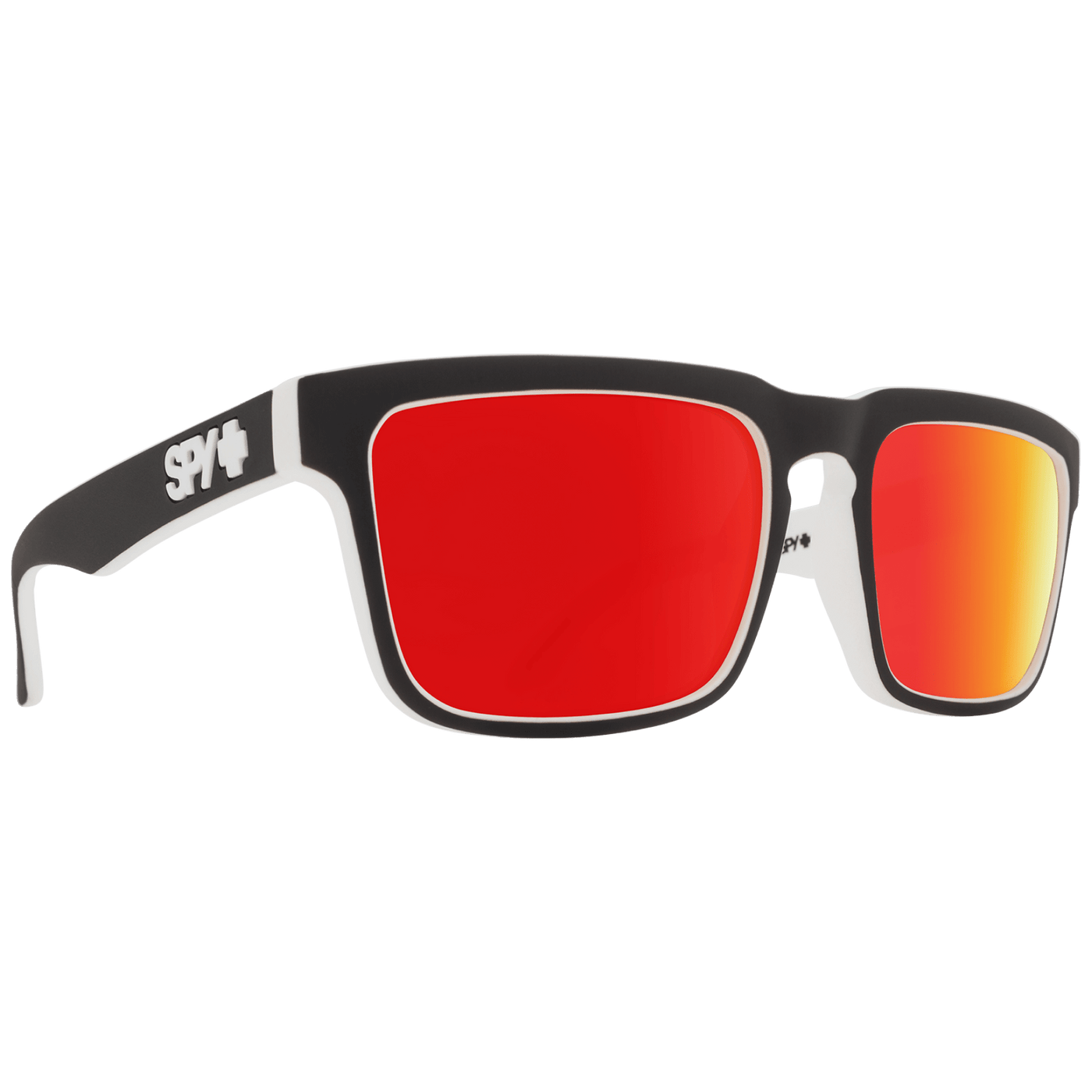 SPY HELM Sunglasses, Happy Lens - Red
