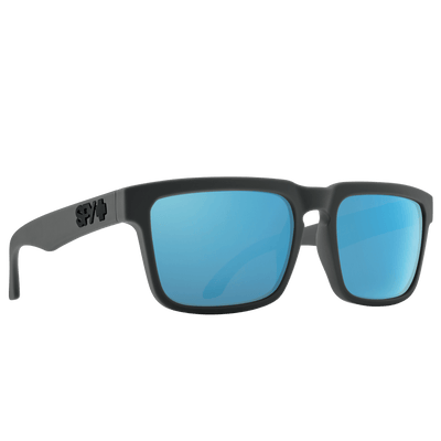 SPY HELM Polarized Sunglasses, Happy Lens - Light Blue