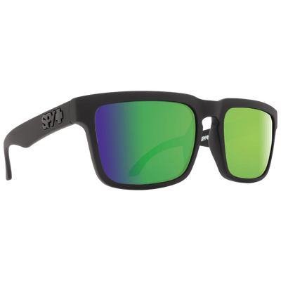 SPY HELM Polarized Sunglasses, Happy Lens - Green