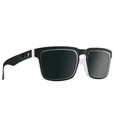 SPY HELM Polarized Sunglasses, Happy Lens - Black