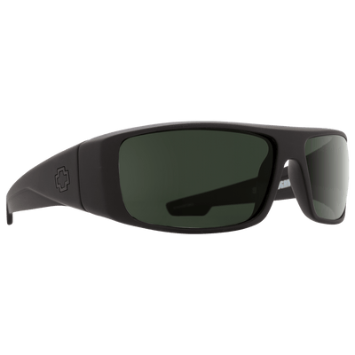 SPY LOGAN Sunglasses, Happy Lens - Soft Matte Black