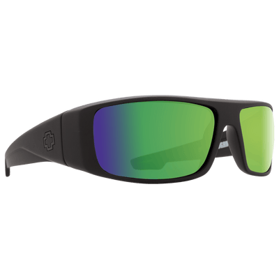 SPY LOGAN Polarized Sunglasses, Happy Lens - Green