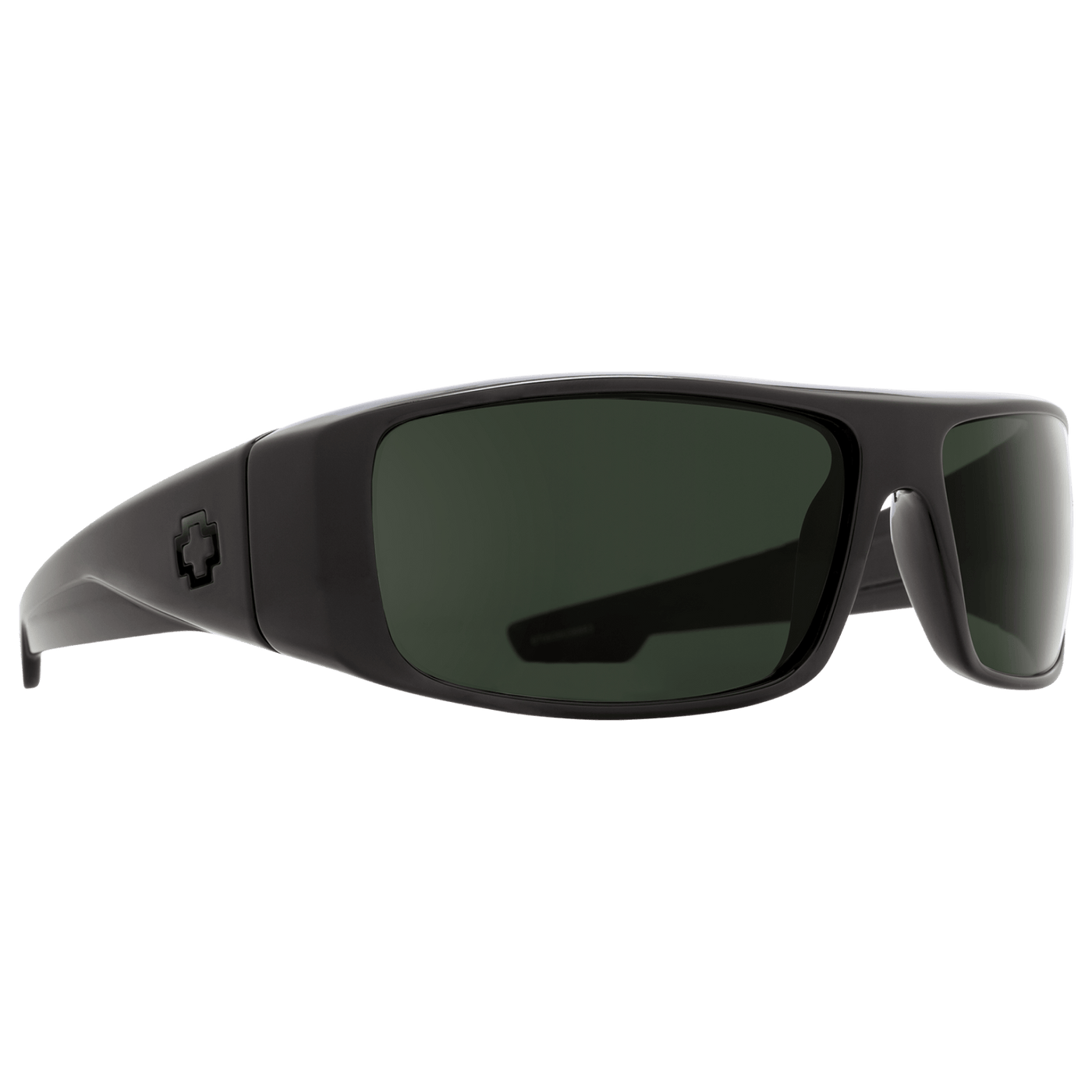 SPY LOGAN Sunglasses, Happy Lens - Soft Matte Black