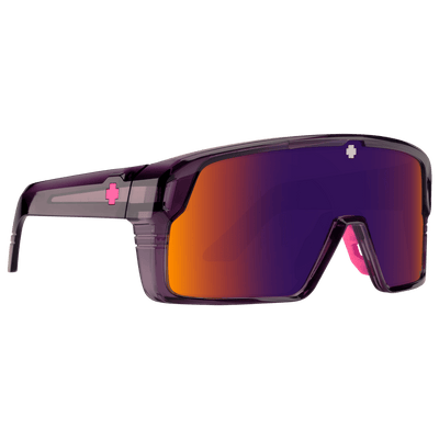 SPY MONOLITH Sunglasses, Happy Lens - Dark Purple
