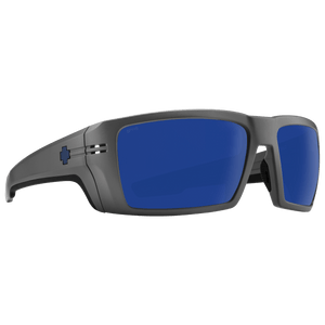 SPY REBAR ANSI Polarized Sunglasses, Happy Lens - Dark Blue